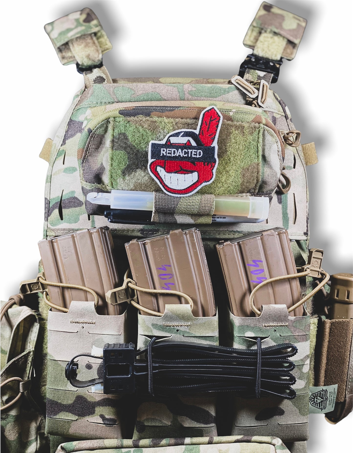 REDACTED Wahoo Sewn Patch