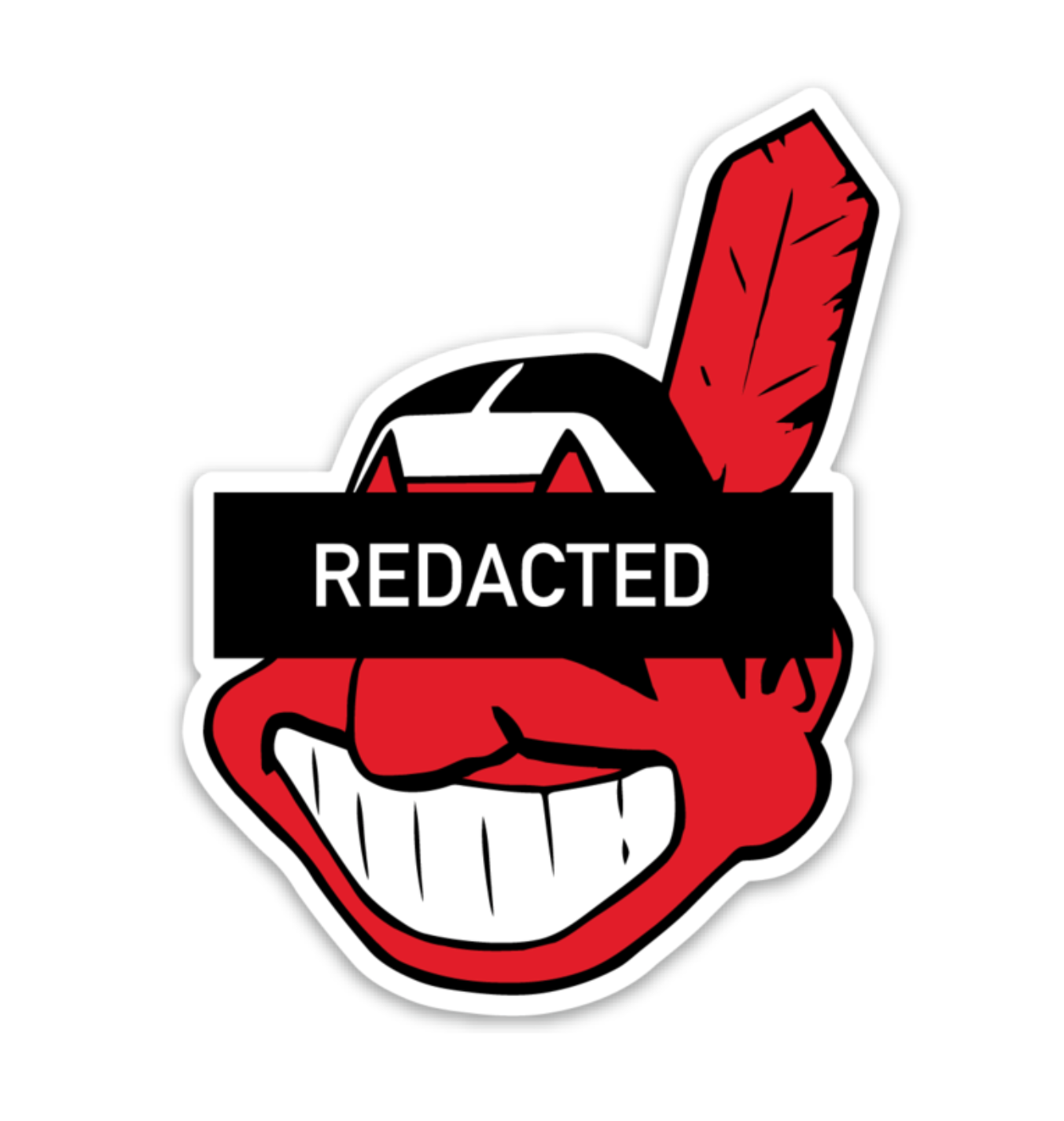 REDACTED Wahoo Sticker